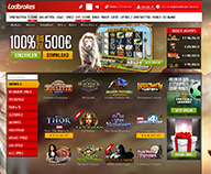die Ladbrokes Casino Homepage