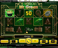 Einzigartiger Mr Green Spielautomat