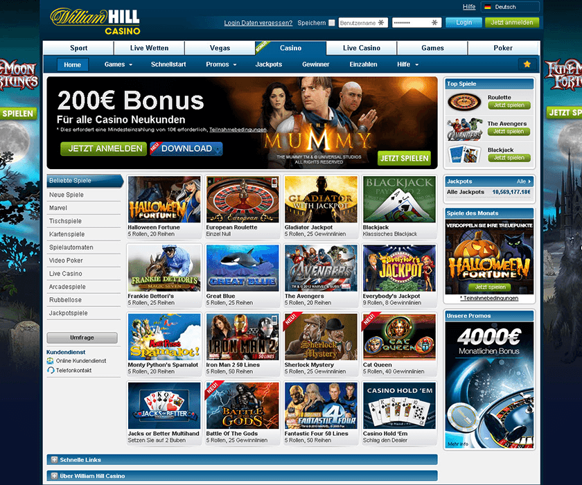 aktuell das beste Online Casino des Jahres